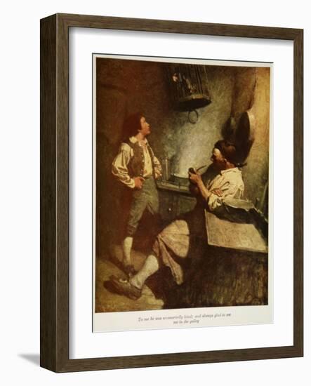 Illustration from 'Treasure Island' by Robert Louis Stevenson, 1911-Newell Convers Wyeth-Framed Giclee Print