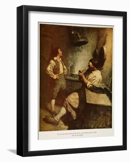 Illustration from 'Treasure Island' by Robert Louis Stevenson, 1911-Newell Convers Wyeth-Framed Giclee Print