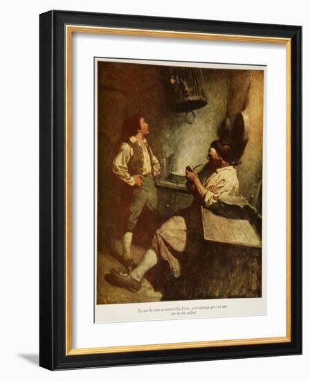 Illustration from 'Treasure Island' by Robert Louis Stevenson, 1911-Newell Convers Wyeth-Framed Giclee Print