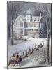 Illustration from 'twas the Night before Christmas' Written by Professor Clement Clarke Moore…-null-Mounted Giclee Print