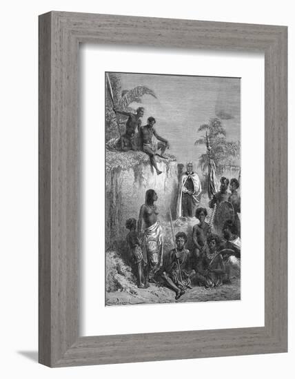 Illustration King Kamehameha of Hawaii-Bettmann-Framed Photographic Print