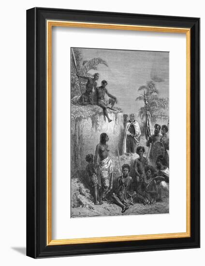 Illustration King Kamehameha of Hawaii-Bettmann-Framed Photographic Print