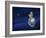 Illustration of a Cartoon Astronaut in Outer Space-null-Framed Photographic Print