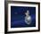 Illustration of a Cartoon Astronaut in Outer Space-null-Framed Photographic Print