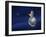 Illustration of a Cartoon Astronaut in Outer Space-null-Framed Photographic Print