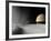 Illustration of a Geyser Erupting on the Surface of Enceladus-Stocktrek Images-Framed Photographic Print