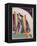 Illustration of a Glamorous Lady Wearing a Rainbow as a Shawl-null-Framed Premier Image Canvas