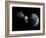 Illustration of a Lunar Tug Propelling Itself into Earth Orbit-Stocktrek Images-Framed Photographic Print