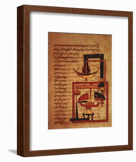 Illustration of a mechanical device, Islamic, Egypt-Werner Forman-Framed Photographic Print