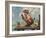 Illustration of Boy Hooking Bait-null-Framed Giclee Print