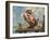 Illustration of Boy Hooking Bait-null-Framed Giclee Print