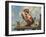 Illustration of Boy Hooking Bait-null-Framed Giclee Print