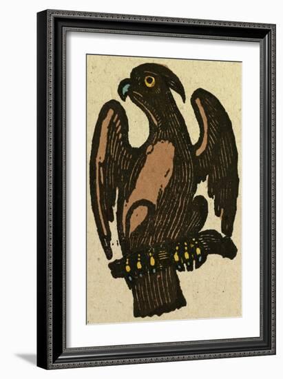 Illustration of English Tales Folk Tales and Ballads, a Bird-null-Framed Giclee Print