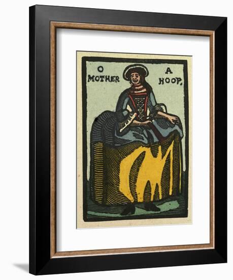 Illustration of English Tales Folk Tales and Ballads. a Woman with a Hoop Skirt-null-Framed Giclee Print