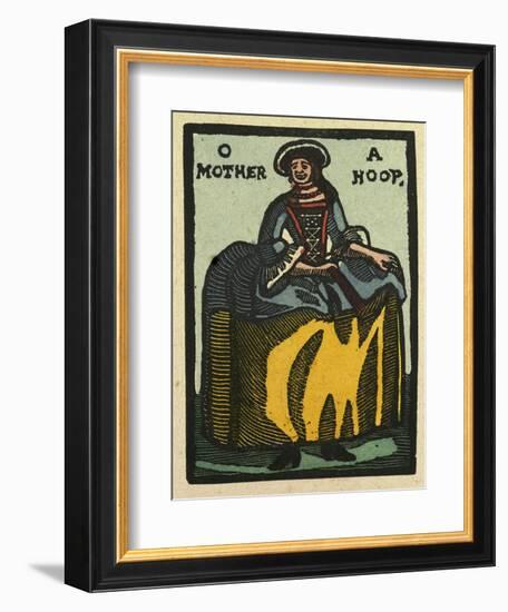 Illustration of English Tales Folk Tales and Ballads. a Woman with a Hoop Skirt-null-Framed Giclee Print
