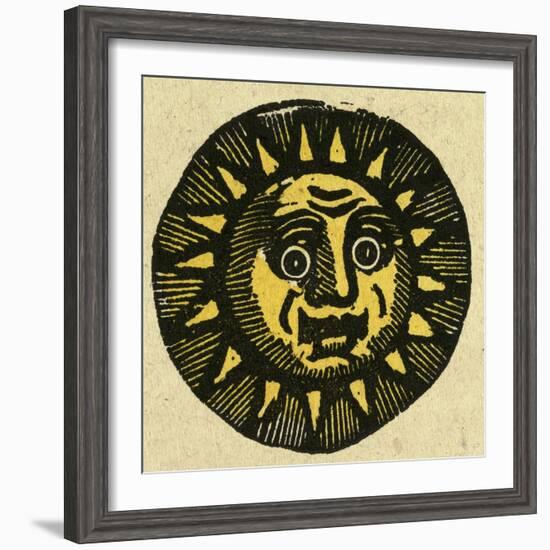 Illustration of English Tales Folk Tales and Ballads. the Face of the Sun-null-Framed Giclee Print