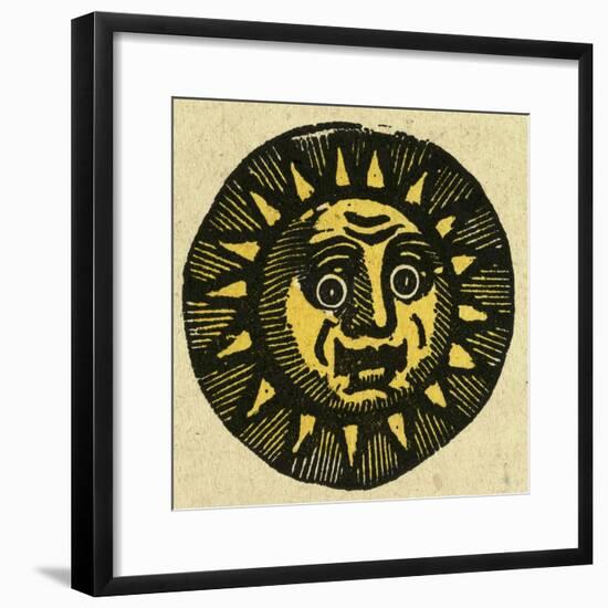 Illustration of English Tales Folk Tales and Ballads. the Face of the Sun-null-Framed Giclee Print
