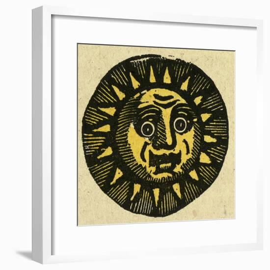 Illustration of English Tales Folk Tales and Ballads. the Face of the Sun-null-Framed Giclee Print