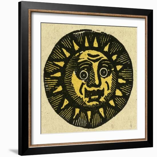 Illustration of English Tales Folk Tales and Ballads. the Face of the Sun-null-Framed Giclee Print