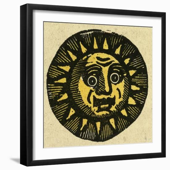 Illustration of English Tales Folk Tales and Ballads. the Face of the Sun-null-Framed Giclee Print