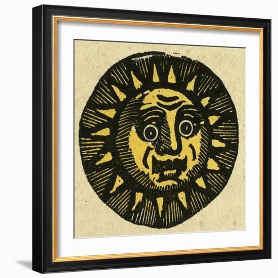 Illustration of English Tales Folk Tales and Ballads. the Face of the Sun-null-Framed Giclee Print