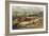 Illustration of Fishing Tackle with a Trout and a Charr-Bettmann-Framed Giclee Print