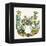 Illustration of Flowers in Vase on Flowerbed-Marie Bertrand-Framed Premier Image Canvas