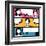 Illustration of Girl in Style Pop Art-incomible-Framed Art Print