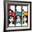 Illustration of Girl in Style Pop Art-incomible-Framed Art Print