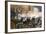 Illustration of Haymarket Riot in Chicago-T. De Thulstrup-Framed Giclee Print