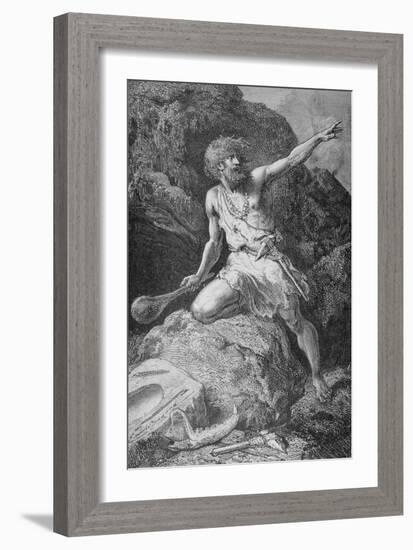 Illustration of Neolithic Man-Emile Antoine Bayard-Framed Giclee Print