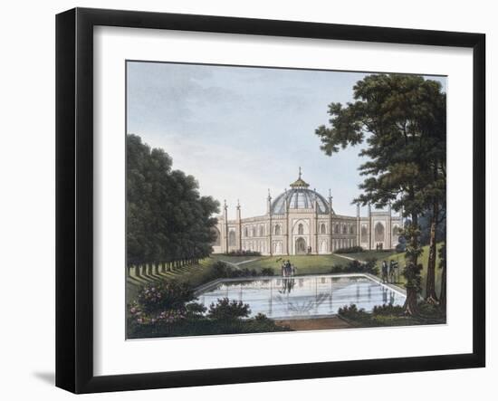 Illustration of Proposed View of the Stable Front at Royal Pavilion-null-Framed Giclee Print
