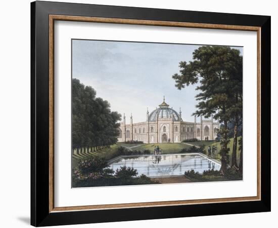 Illustration of Proposed View of the Stable Front at Royal Pavilion-null-Framed Giclee Print