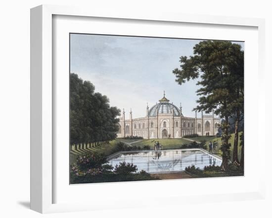 Illustration of Proposed View of the Stable Front at Royal Pavilion-null-Framed Giclee Print