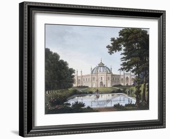 Illustration of Proposed View of the Stable Front at Royal Pavilion-null-Framed Giclee Print