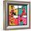 Illustration of Retro Girls in Pop Art Style-incomible-Framed Art Print