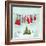 Illustration of Santa Clothes Hanging Outside-null-Framed Giclee Print