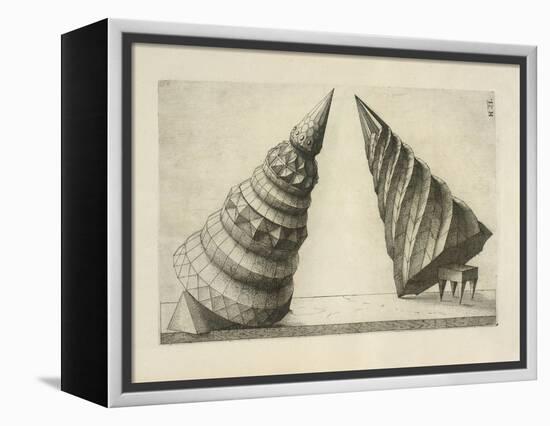 Illustration Of Sculpture-Wenzel Jamnitzer-Framed Premier Image Canvas