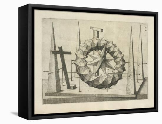 Illustration Of Sculpture-Wenzel Jamnitzer-Framed Premier Image Canvas