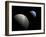 Illustration of the Gas Giant Planet Neptune and its Largest Moon Triton-Stocktrek Images-Framed Photographic Print