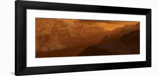 Illustration of the Maxwell Montes Mountain Range on the Planet Venus-Stocktrek Images-Framed Photographic Print