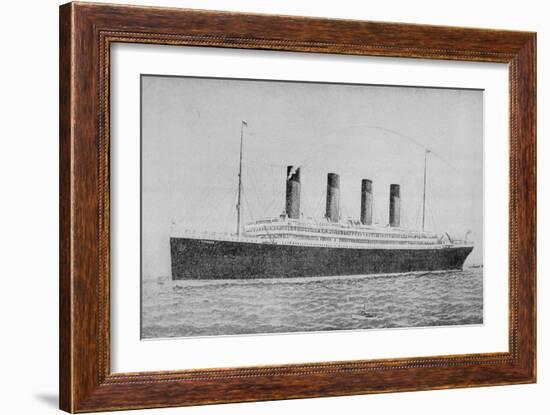 Illustration of the Titanic-Philip Gendreau-Framed Giclee Print