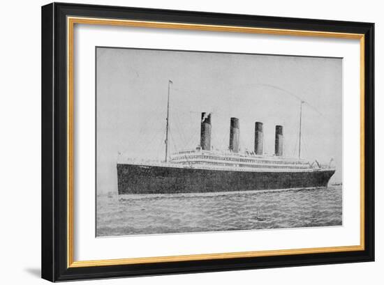 Illustration of the Titanic-Philip Gendreau-Framed Giclee Print