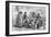 Illustration of William Penn and Native Americans Making Treaty-Philip Gendreau-Framed Giclee Print