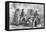 Illustration of William Penn and Native Americans Making Treaty-Philip Gendreau-Framed Premier Image Canvas