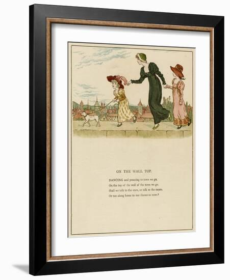 Illustration, on the Wall Top-Kate Greenaway-Framed Art Print