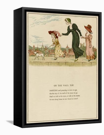 Illustration, on the Wall Top-Kate Greenaway-Framed Stretched Canvas