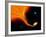 Illustration 'Red Giant-Black Hole'-Julian Baum-Framed Photographic Print