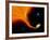 Illustration 'Red Giant-Black Hole'-Julian Baum-Framed Photographic Print