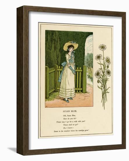 Illustration, Susan Blue-Kate Greenaway-Framed Art Print